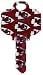 Kansas City Chiefs Schlage SC1 House Key