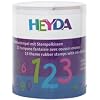 HEYDA Motivstempel-Set "Zahlen", Klarsicht-Runddose VE=1
