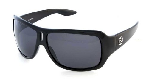 Filtrate Eyewear ZEPHYR Sunglasses- Gloss Black with Grey Polarized Lenses 00