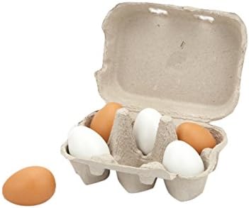 Pierre Belvedere Toy Wooden Eggs in a Carton