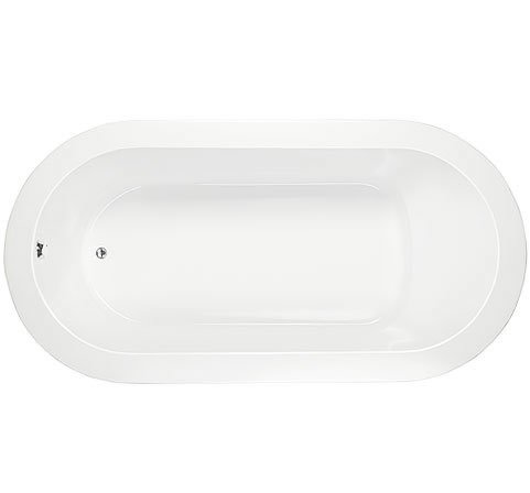 Maax Drop In Oval White Finish