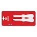 Mundial SCW5673-2 3/4  New Haven Style Oyster Knives, Set of 2, White