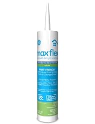 Home Improvement: General Electric GE22764 Max Flex Window/Door/Trim  Acrylic Urethane Caulk, 10.1-Ounce, White - General Electric