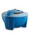 DeLonghi VH 400 Luftbefeuchter auf Warmwasserbasis hellblau für Räume bis maximal 60 m3