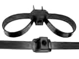 Pico 7083A 12.9 150 lbs Black Dual Tie with 1/4 Mount Hole Nylon Tie Wrap 50 per Package