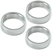 #2010 Target Aluminum Slot Lock Rings - Silver