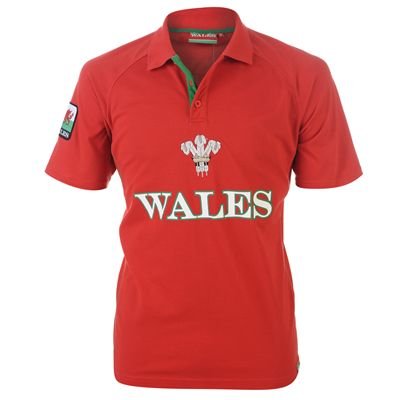 Wales Welsh Official Rugby Polo Shirt Jersey Size XLB.