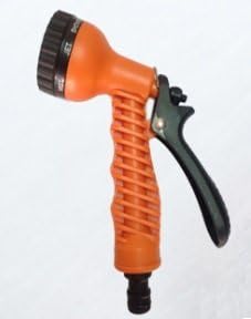 New!! 75ft Orange Expandable Garden Hose Including a 7-in-1 Spray Gun