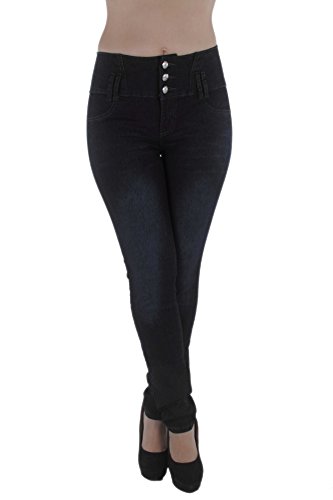 Style M652P- Plus Size High Waist Design Butt lift, Elastic Waist, Skinny Jeans