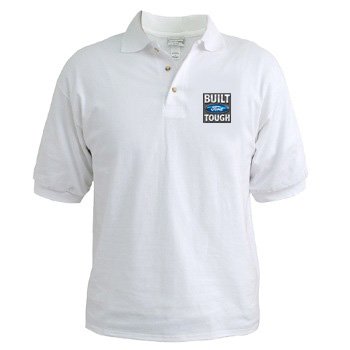 Ford Tough Logo Golf Shirt Polo New S-XXL