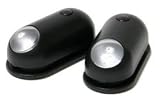Mighty Bright Mini Tap Lights-Black 2/Pkg