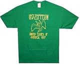 LED ZEPPELIN - US 1977 - Green Youth T-shirt