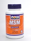 MSM 1500 100 Tabs 1500 Mg - NOW Foods