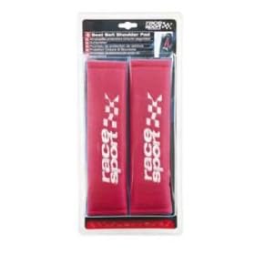 Pair Of Race Sport Car Seat Belt Harness Shoulder Pads In Red