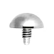 Grade 23 Solid Titanium Internally Threaded 4MM Dermal Dome Top
