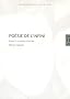 Po�sie de l'infini. Novalis et la question esth�tique