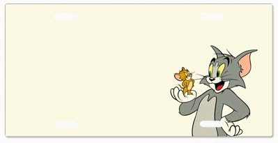 Tom And Jerry Good Friends Vanity License Plate
