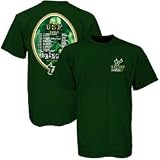 South Florida Bulls Green 2008 Football Schedule Graphic T-shirt