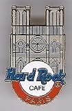 Hard Rock Cafe Pin 7298 Paris Notre Dame with Red White and Logo