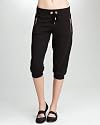 bebe Logo Jacquard Dot Terry Capri