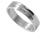 Stainless Steel Polished and Brushed Ring - 