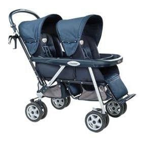 Peg Perego Tender CSR Tandem Double Stroller - 2008 Midnight Blue