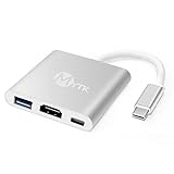 3in1 USB 3.1 Type-C to HDMIアダプター USB3.1 type C to HDMI+USB3.0+Type-C/F MacBook(2015/2016)、Google new Chromebook Pixel、Microsoft Lumia950、Dell XPS 13/ 15 (2015)、などのType-Cを持つデバイス対応 (シルバー) 3in1 USB 3.1 Type-C to HDMIアダプター USB3.1 type C to HDMI+USB3.0+Type-C/F MacBook(2015/2016)、Google new Chromebook Pixel、Microsoft Lumia950、Dell XPS 13/ 15 (2015)、などのType-Cを持つデバイス対応 (シルバー)