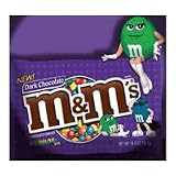 M&Ms Dark Chocolates, Singles - 1.69 Oz, 24 ea