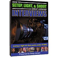 Vortex Media "How to Setup, Light, & Shoot Interviews", Instructional DVD (60 minutes)