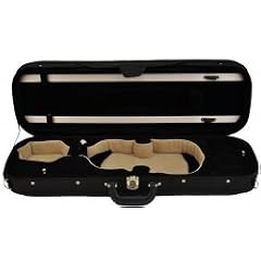 Steinbach 4/4 Geigenkoffer Rechteckmodell in schwarz/beige
