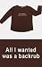 Novelty maternity long sleeve tee shirt - Backrub