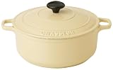 Review Chasseur 11872200 / Chasseur Cast Iron 20cm, 2.5ltr Round Cream Casserole