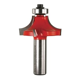 Freud 34-126 Quadra- Cut 1/2-Inch Radius Rounding Over Bit with 1/2-Inch Shank