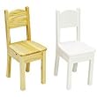 Open Back Chair, Natural by Little Colorado