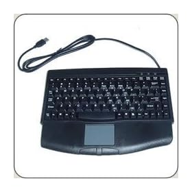 SolidTek ACK-540BU Mini-Keyboard w/Touch Pad