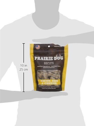 PRAIRIE DOG PET PRODUCTS Bacon, Egg & Cheese Biscuits, 16 oz