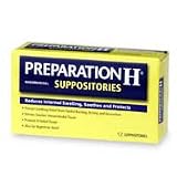 Hemorrhoid Preparation Suppositories 12 Ea 31n871 LMBL. SL160 Hemorrhoid Preparation Suppositories 12 Ea