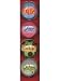 iPop Clicks Erica Becker Live Love Laugh Play 4-Pack Magnet Set