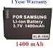 Nextop-Brand New Samsung SLB-10A 1400mAh COMPATIBLE Battery for Samsung Digimax L100, Samsung Digimax L110, Samsung Digimax L210, Samsung Digimax M110, Samsung Digimax P800, Samsung Digimax P1000