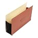 Wilson Jones Red Rope File Pockets, 7 Inch Expansion, Full Tyvek Reinforced Gussets, 9.5 x 14.75 Inches, Legal Size, Brown, 10 Pockets Per Box (WCC78CG)