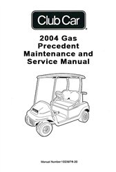 Amazon.com : Club Car Precedent Gas Golf Cart Service & Repair Manual