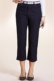 Per Una Roma Cropped Denim Jeans with Belt