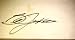 Bo Jackson in Person signed 3x5 Card - Black felt tip - Legendary Football & Baseball Player - Collectible - Rare