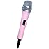 Jaras&reg; JJ-504 Pink Dynamic Karaoke Microphone with 13.1 ft Cord & 3.5mm Apapter For Karaoke,Vocal,Instrument