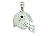 Sterling Silver Dallas Cowboys Enameled Helmet Charm