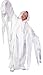 Child's White Ghost Costume (Size: Small 4-6)