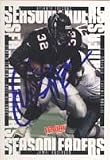 Jamal Anderson, Atlanta Falcons, 1999 Victory Season Leaders Autographed Card
