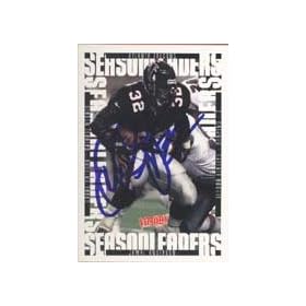 Jamal Anderson, Atlanta Falcons, 1999 Victory Season Leaders Autographed Card