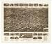 Historic Hammonton. New Jersey c. 1926 Birds Eye View Map S WS