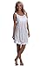 Handmade Embroidered Eyelet Sleeveless Lady Nightgown, 100% Cotton, 5 Sizes